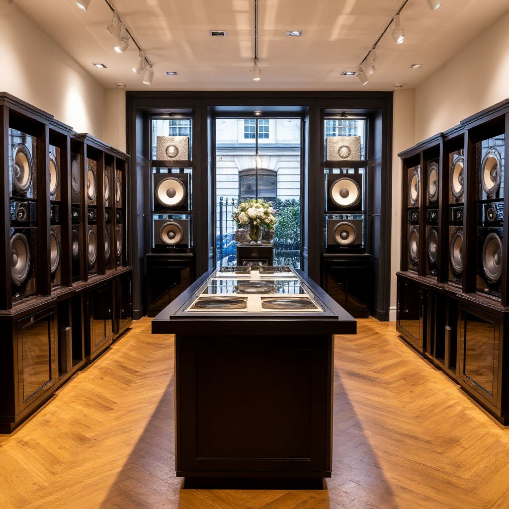 SoundVault luxury showroom in Covent Garden